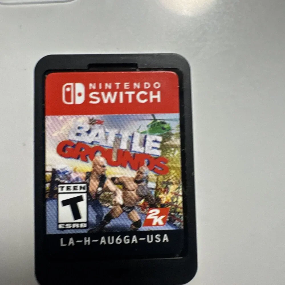 WWE Battlegrounds Nintendo Switch Complete CIB Tested Wrestling Game